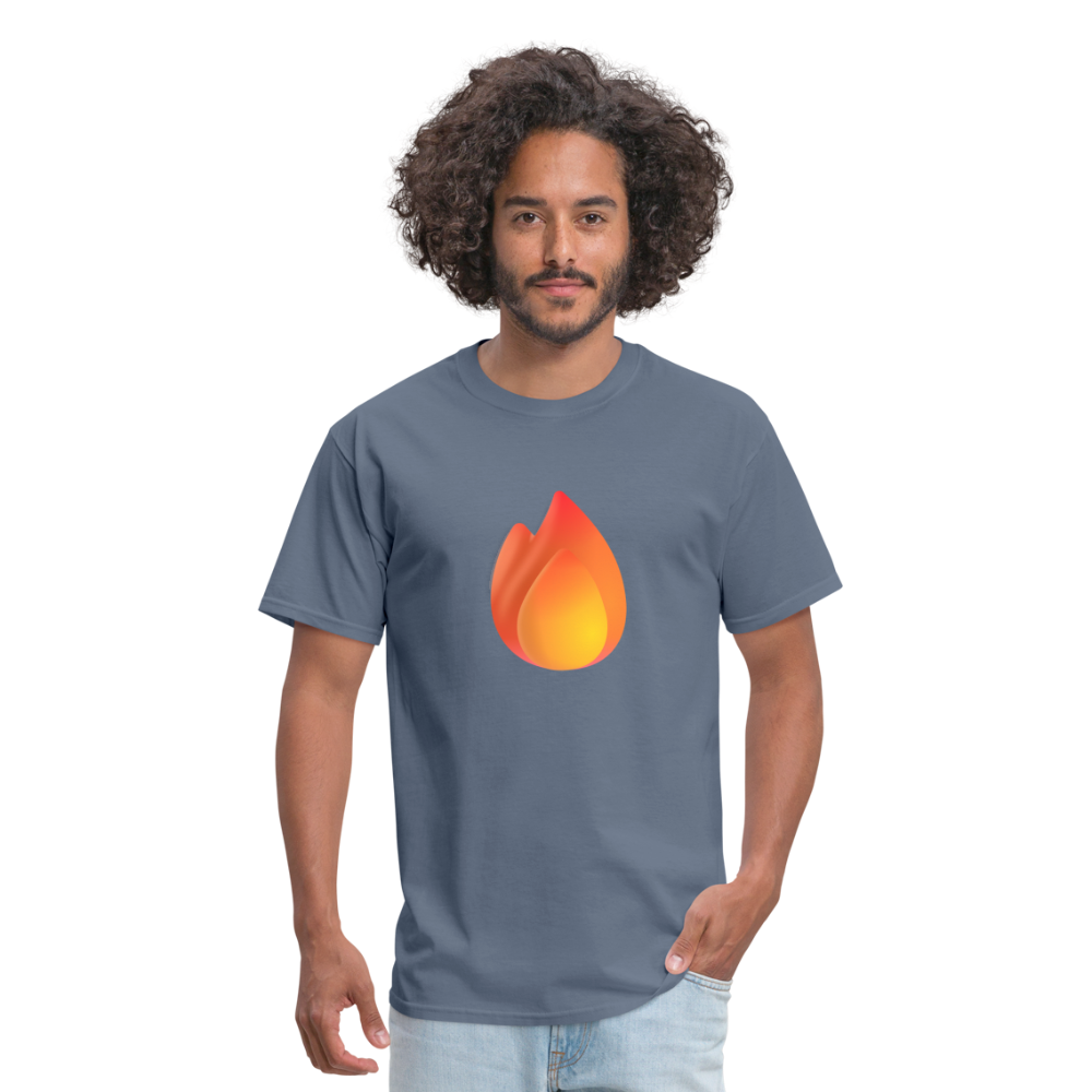 🔥 Fire (Microsoft Fluent) Unisex Classic T-Shirt - denim