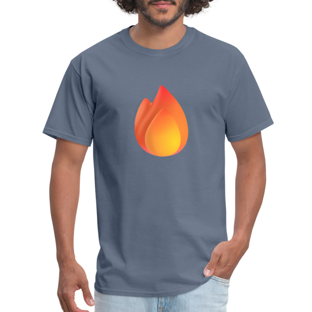 🔥 Fire (Microsoft Fluent) Unisex Classic T-Shirt - denim