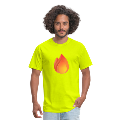 🔥 Fire (Microsoft Fluent) Unisex Classic T-Shirt - safety green