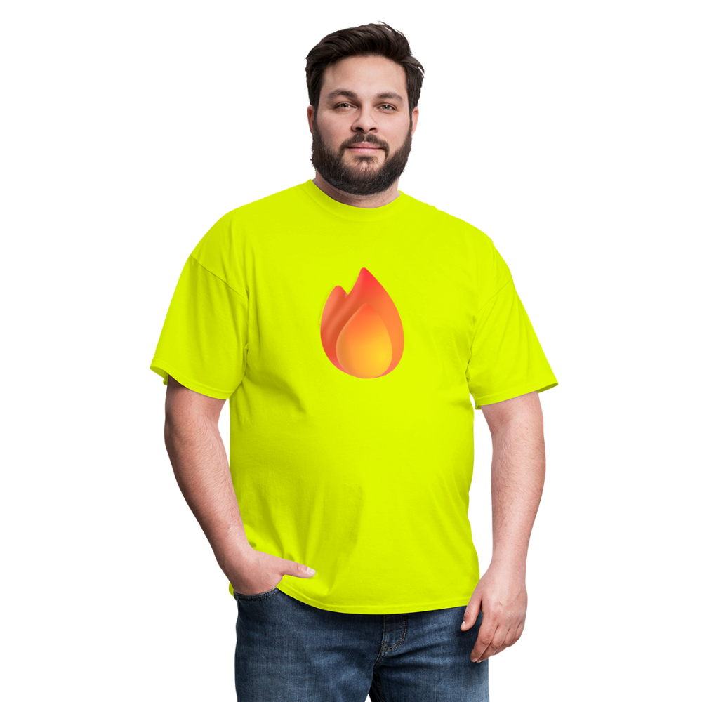 🔥 Fire (Microsoft Fluent) Unisex Classic T-Shirt - safety green