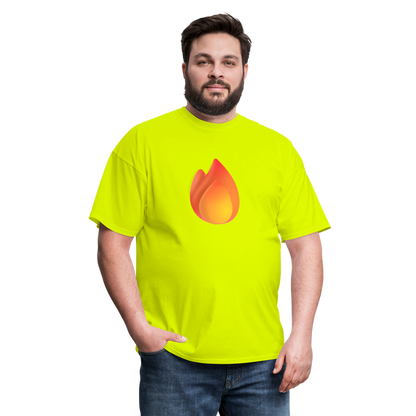 🔥 Fire (Microsoft Fluent) Unisex Classic T-Shirt - safety green