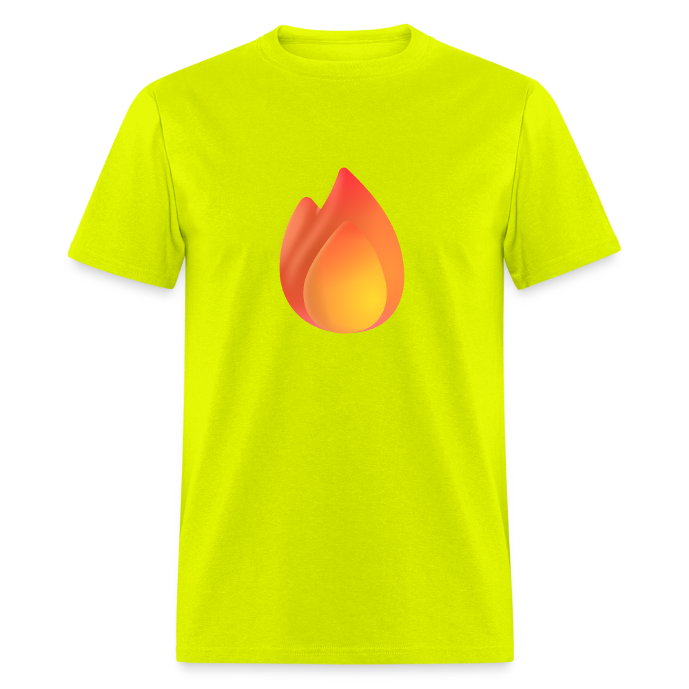 🔥 Fire (Microsoft Fluent) Unisex Classic T-Shirt - safety green