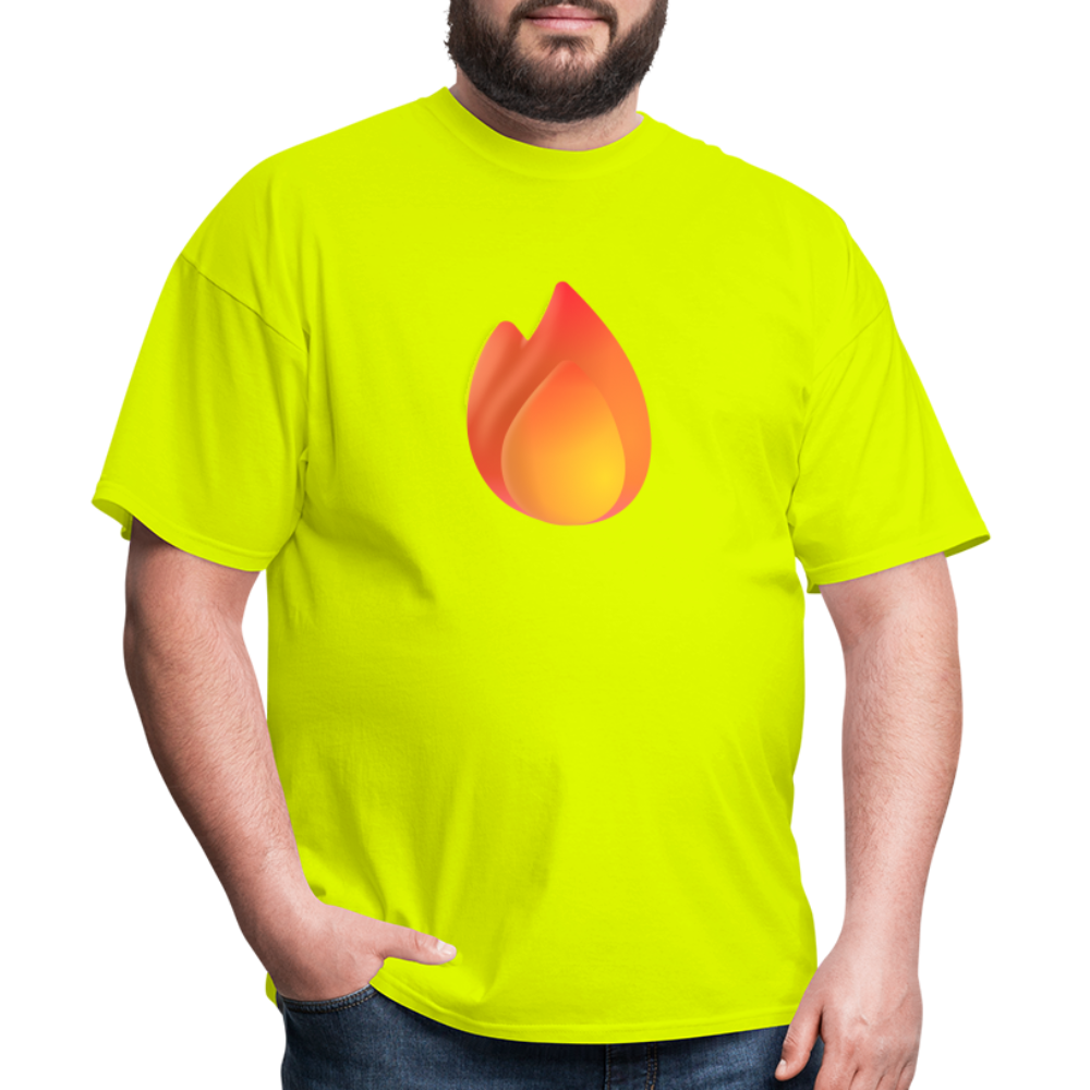 🔥 Fire (Microsoft Fluent) Unisex Classic T-Shirt - safety green