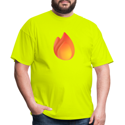 🔥 Fire (Microsoft Fluent) Unisex Classic T-Shirt - safety green