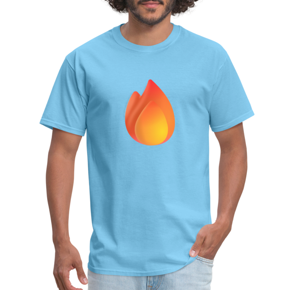 🔥 Fire (Microsoft Fluent) Unisex Classic T-Shirt - aquatic blue