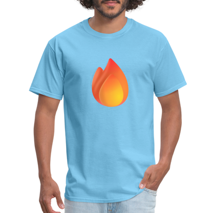 🔥 Fire (Microsoft Fluent) Unisex Classic T-Shirt - aquatic blue