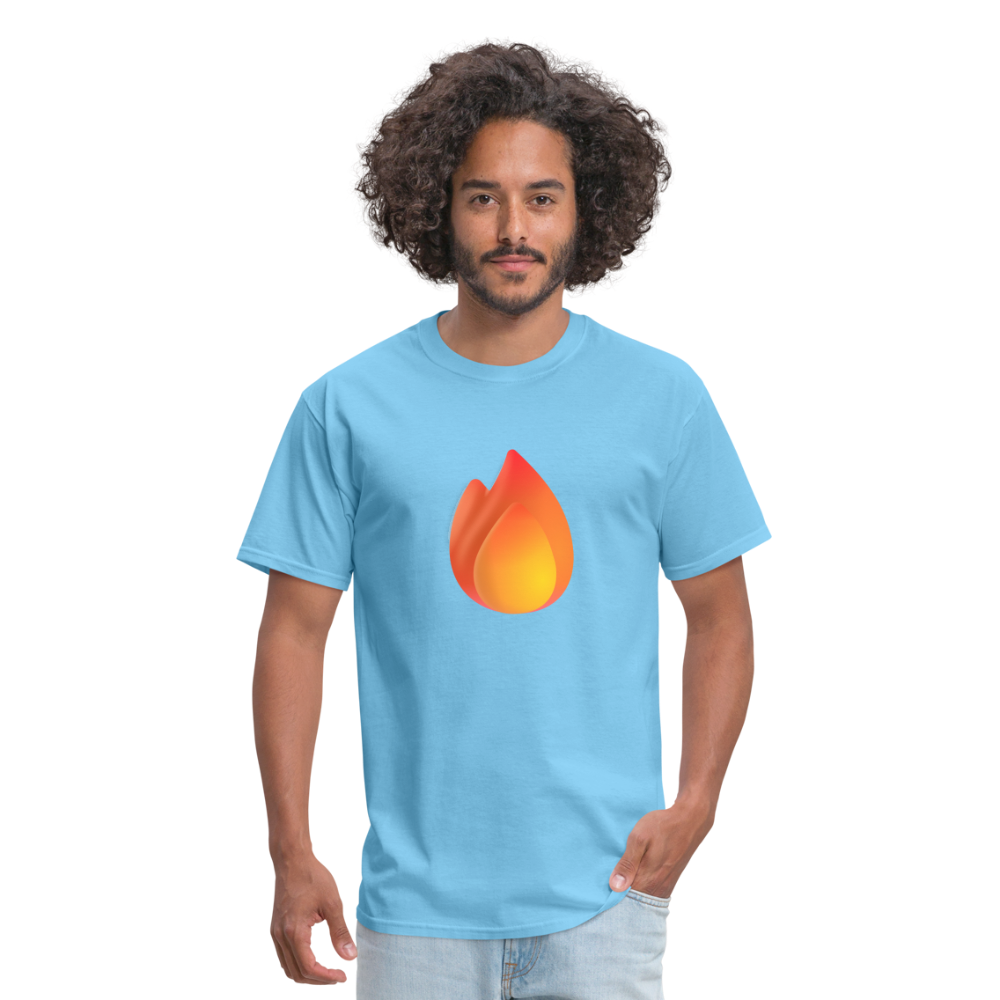 🔥 Fire (Microsoft Fluent) Unisex Classic T-Shirt - aquatic blue