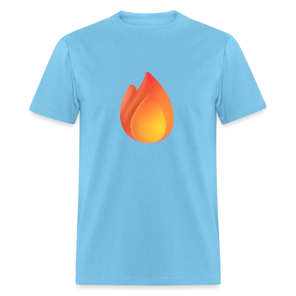 🔥 Fire (Microsoft Fluent) Unisex Classic T-Shirt - aquatic blue