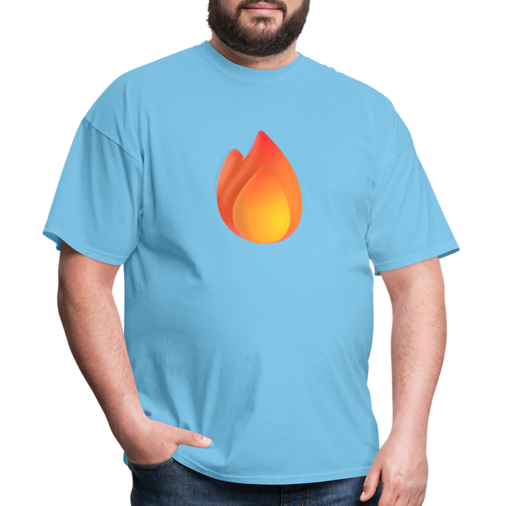 🔥 Fire (Microsoft Fluent) Unisex Classic T-Shirt - aquatic blue