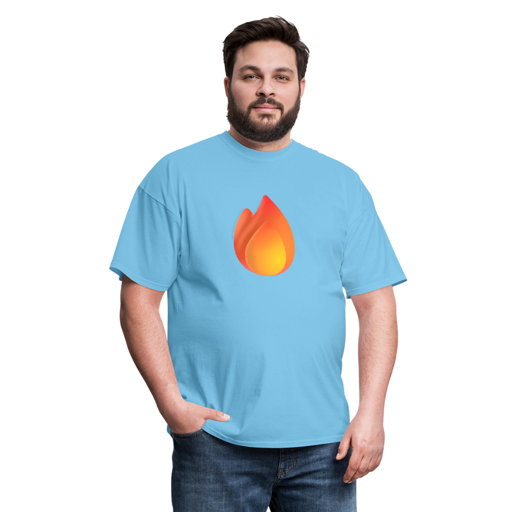 🔥 Fire (Microsoft Fluent) Unisex Classic T-Shirt - aquatic blue