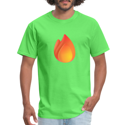 🔥 Fire (Microsoft Fluent) Unisex Classic T-Shirt - kiwi