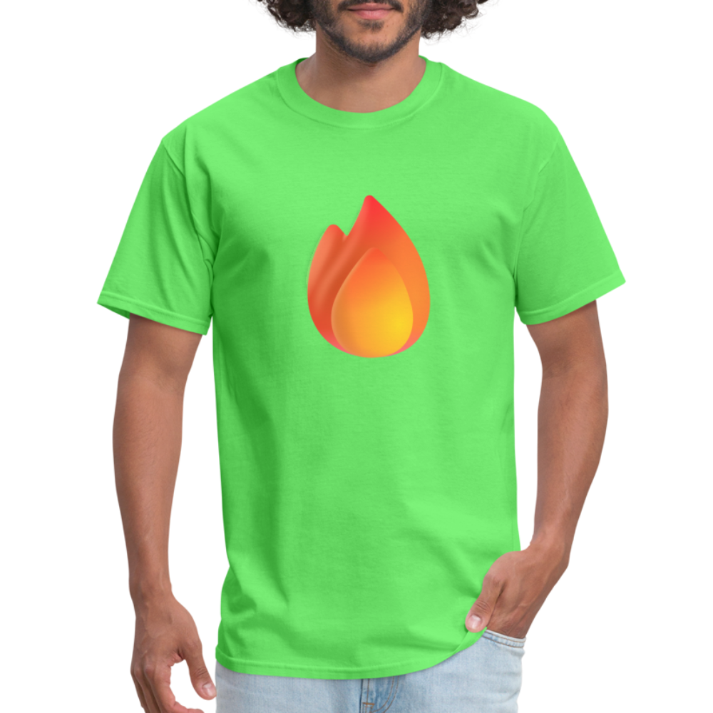 🔥 Fire (Microsoft Fluent) Unisex Classic T-Shirt - kiwi