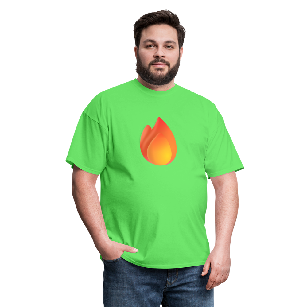 🔥 Fire (Microsoft Fluent) Unisex Classic T-Shirt - kiwi