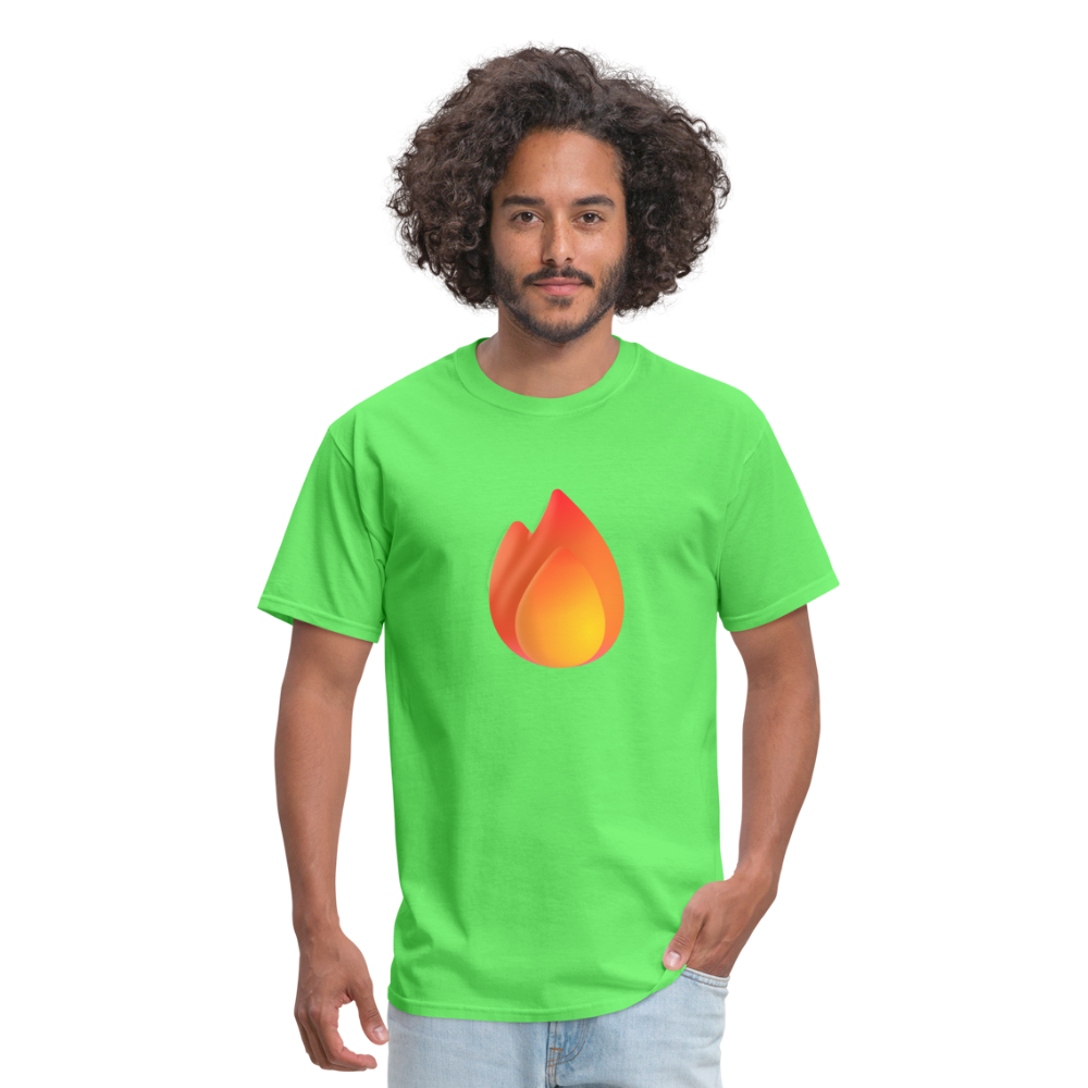 🔥 Fire (Microsoft Fluent) Unisex Classic T-Shirt - kiwi