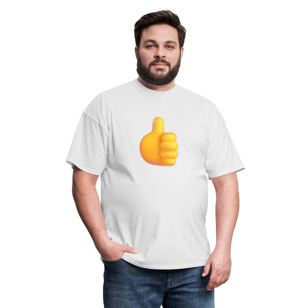 👍 Thumbs Up (Microsoft Fluent) Unisex Classic T-Shirt - white