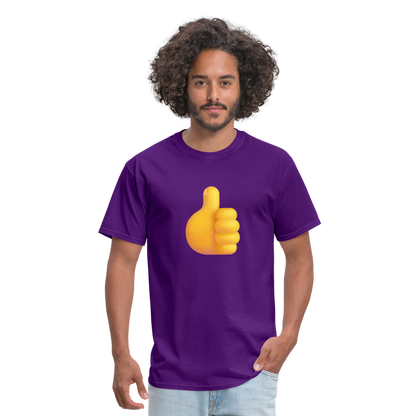 👍 Thumbs Up (Microsoft Fluent) Unisex Classic T-Shirt - purple
