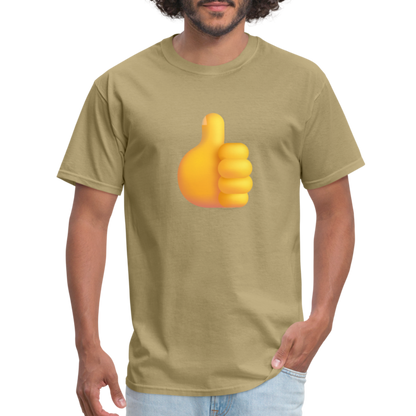 👍 Thumbs Up (Microsoft Fluent) Unisex Classic T-Shirt - khaki