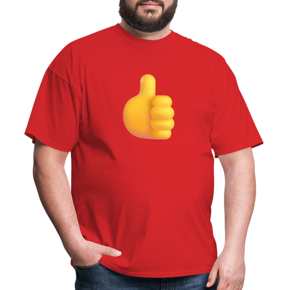 👍 Thumbs Up (Microsoft Fluent) Unisex Classic T-Shirt - red