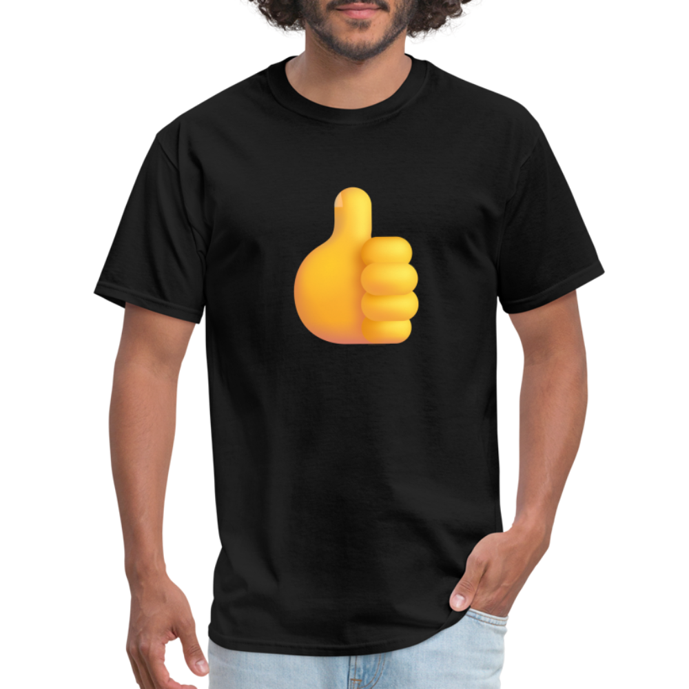👍 Thumbs Up (Microsoft Fluent) Unisex Classic T-Shirt - black