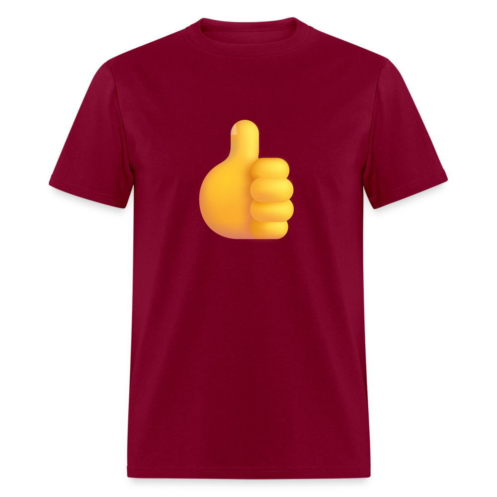 👍 Thumbs Up (Microsoft Fluent) Unisex Classic T-Shirt - burgundy
