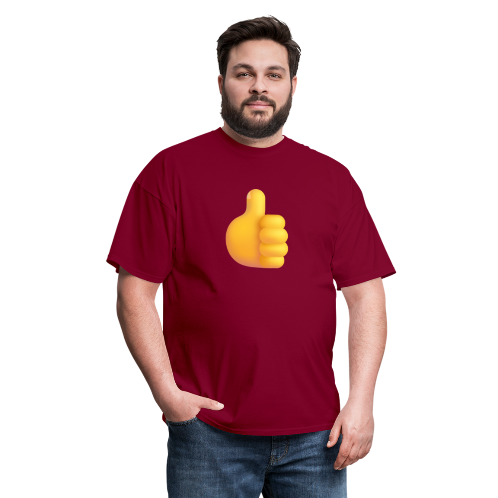 👍 Thumbs Up (Microsoft Fluent) Unisex Classic T-Shirt - burgundy