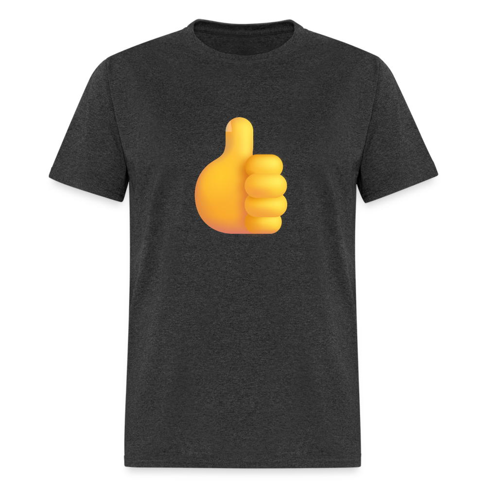 👍 Thumbs Up (Microsoft Fluent) Unisex Classic T-Shirt - heather black
