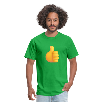 👍 Thumbs Up (Microsoft Fluent) Unisex Classic T-Shirt - bright green