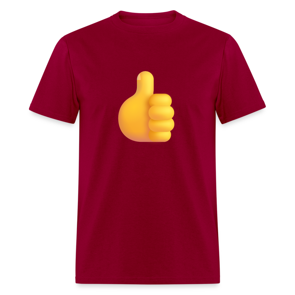👍 Thumbs Up (Microsoft Fluent) Unisex Classic T-Shirt - dark red