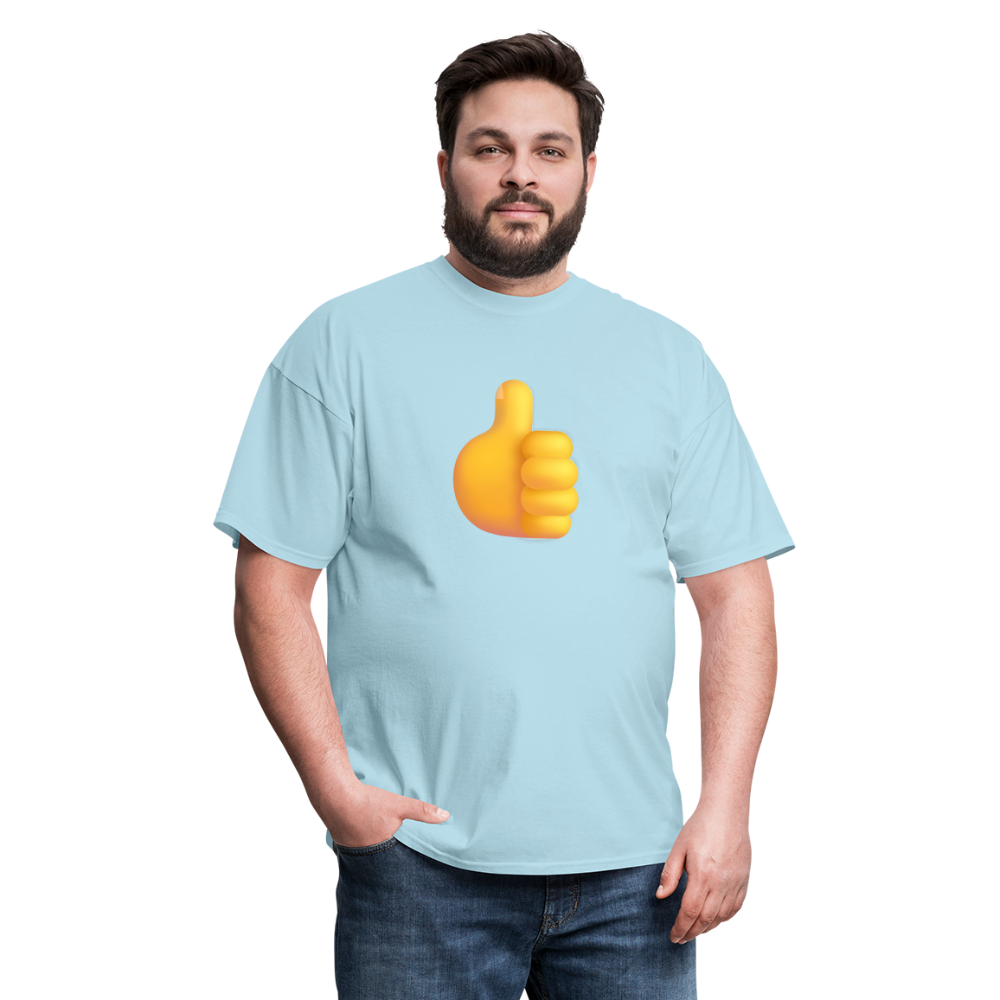 👍 Thumbs Up (Microsoft Fluent) Unisex Classic T-Shirt - powder blue