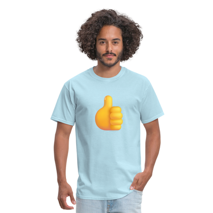 👍 Thumbs Up (Microsoft Fluent) Unisex Classic T-Shirt - powder blue
