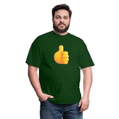 👍 Thumbs Up (Microsoft Fluent) Unisex Classic T-Shirt - forest green