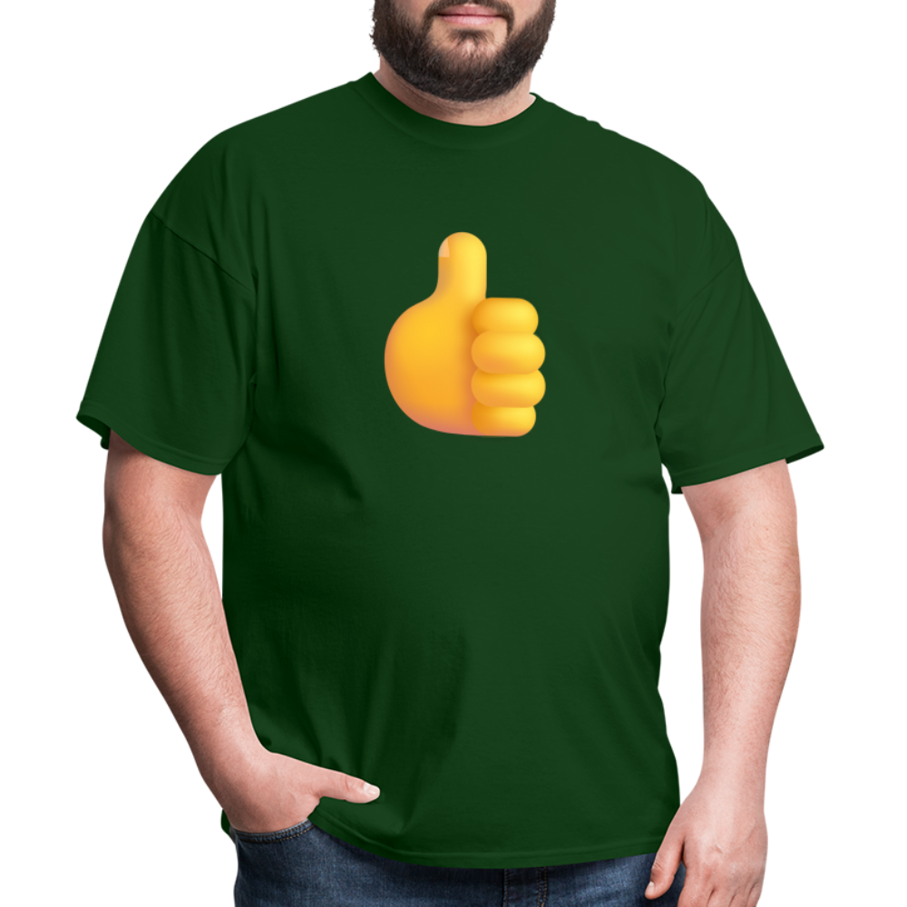 👍 Thumbs Up (Microsoft Fluent) Unisex Classic T-Shirt - forest green
