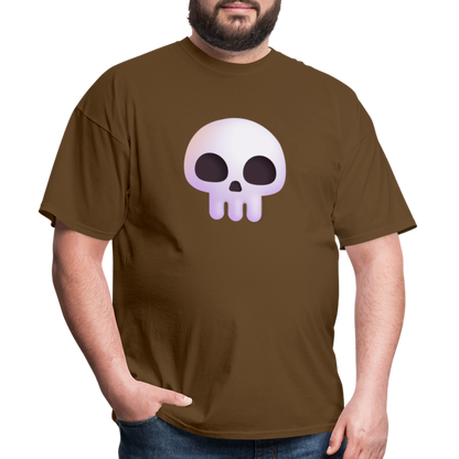 💀 Skull (Microsoft Fluent) Unisex Classic T-Shirt - brown