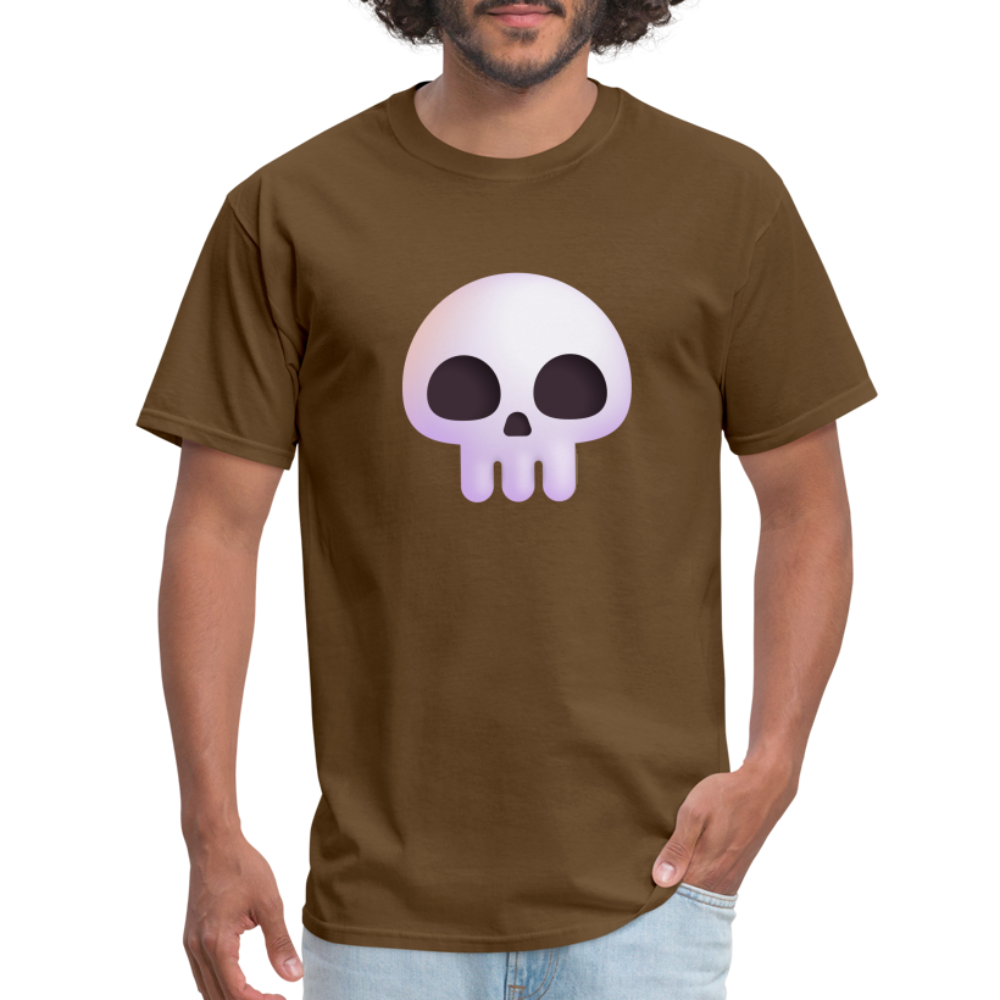 💀 Skull (Microsoft Fluent) Unisex Classic T-Shirt - brown
