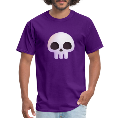 💀 Skull (Microsoft Fluent) Unisex Classic T-Shirt - purple