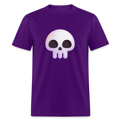 💀 Skull (Microsoft Fluent) Unisex Classic T-Shirt - purple