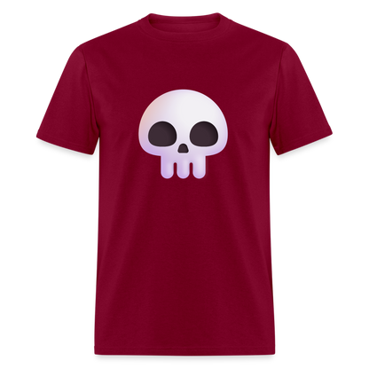💀 Skull (Microsoft Fluent) Unisex Classic T-Shirt - burgundy