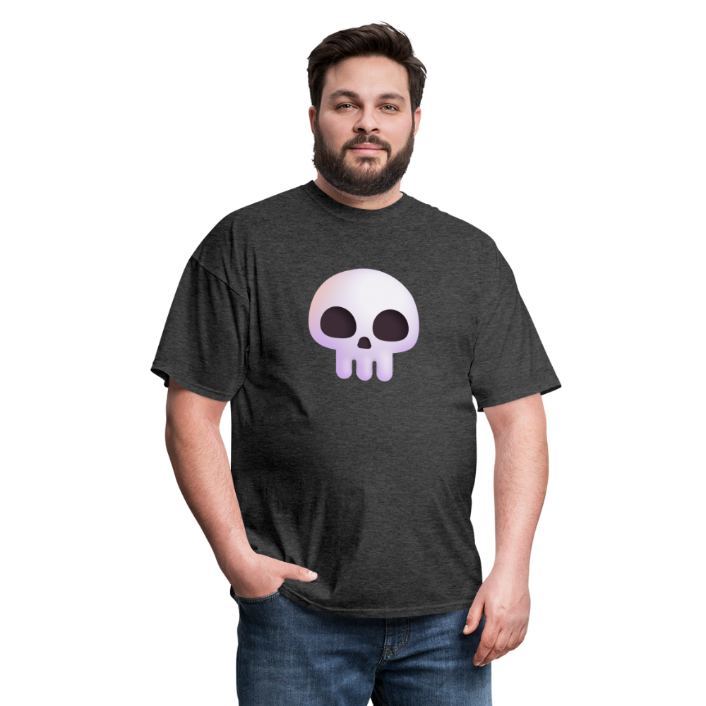 💀 Skull (Microsoft Fluent) Unisex Classic T-Shirt - heather black