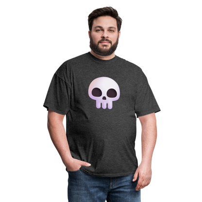 💀 Skull (Microsoft Fluent) Unisex Classic T-Shirt - heather black