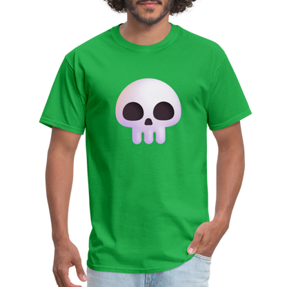 💀 Skull (Microsoft Fluent) Unisex Classic T-Shirt - bright green