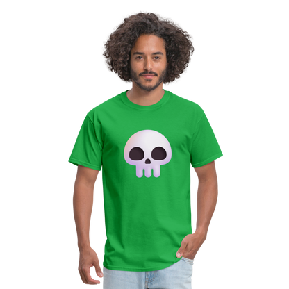 💀 Skull (Microsoft Fluent) Unisex Classic T-Shirt - bright green
