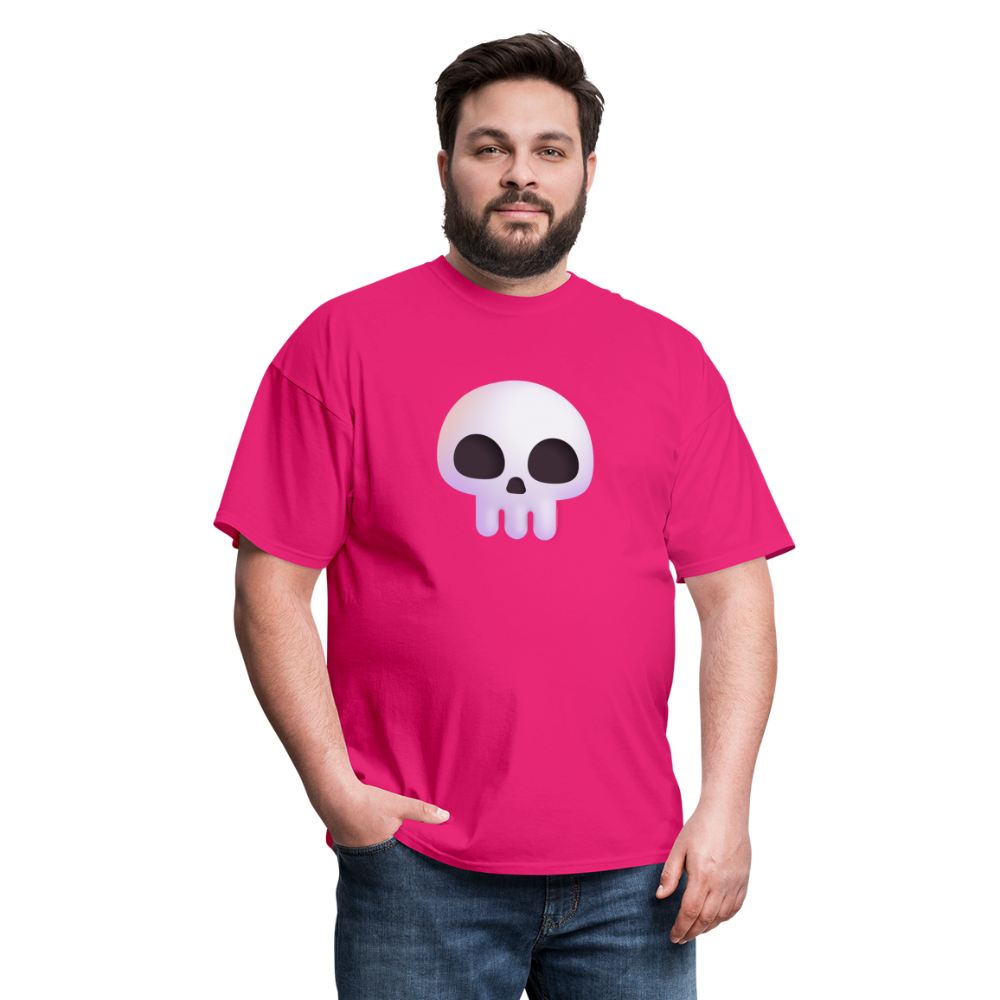 💀 Skull (Microsoft Fluent) Unisex Classic T-Shirt - fuchsia
