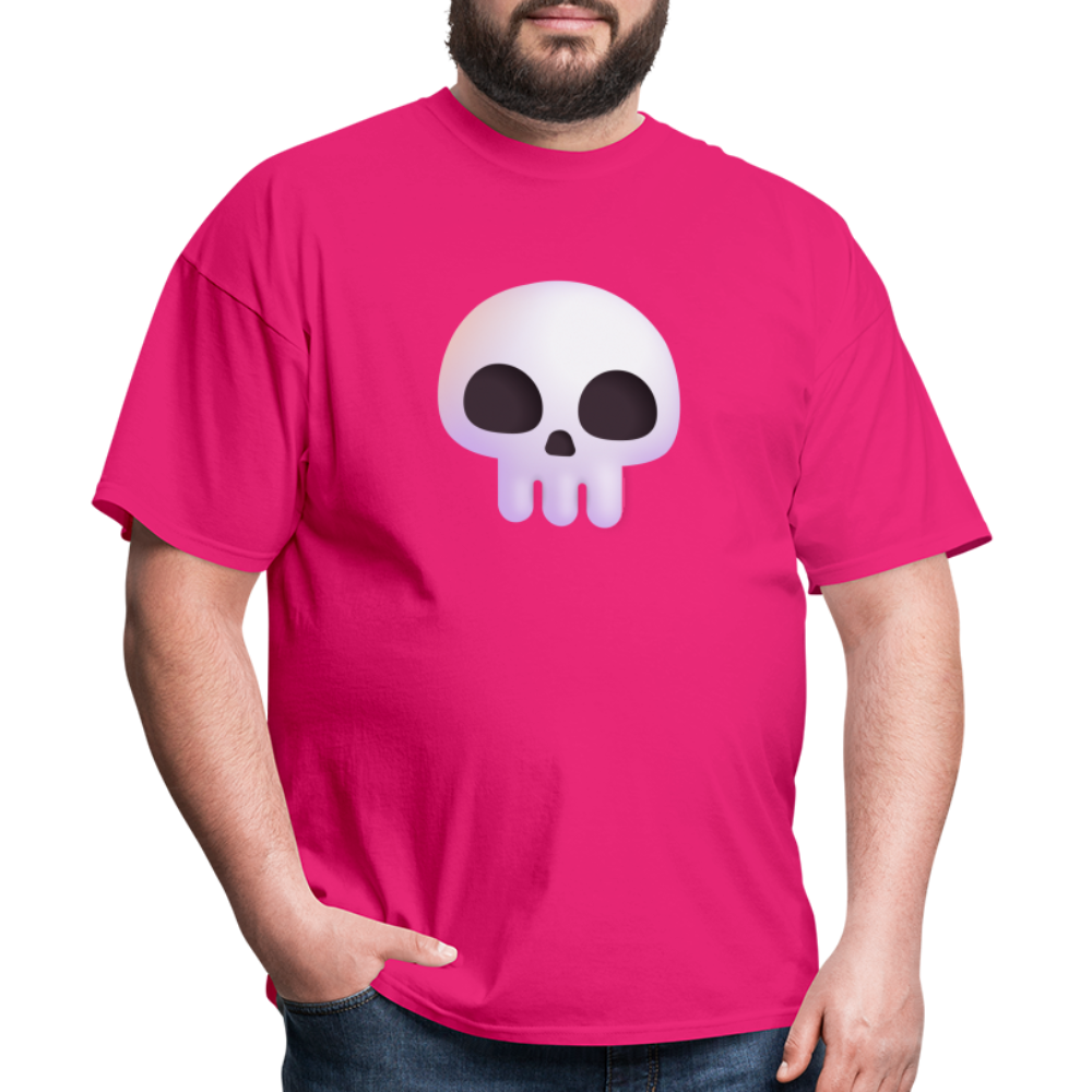 💀 Skull (Microsoft Fluent) Unisex Classic T-Shirt - fuchsia