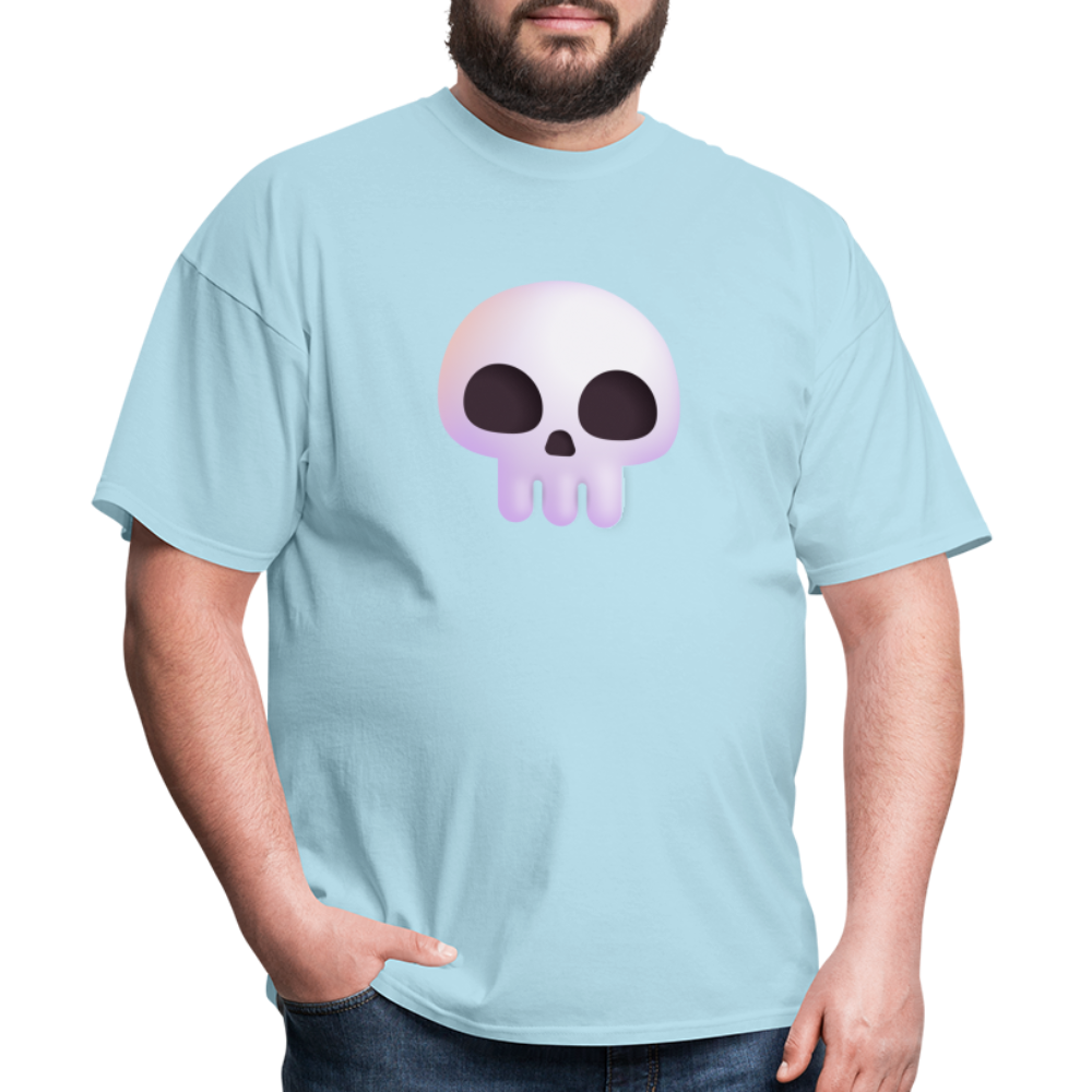 💀 Skull (Microsoft Fluent) Unisex Classic T-Shirt - powder blue