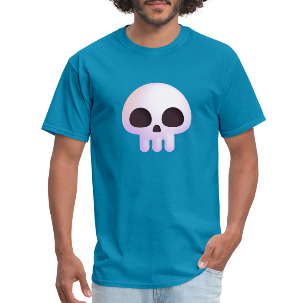 💀 Skull (Microsoft Fluent) Unisex Classic T-Shirt - turquoise