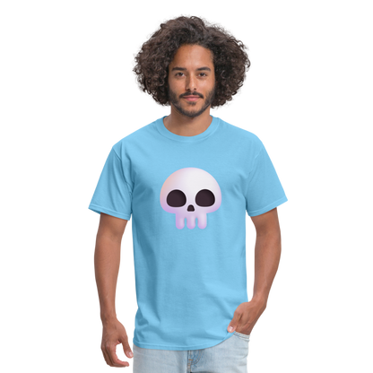 💀 Skull (Microsoft Fluent) Unisex Classic T-Shirt - aquatic blue