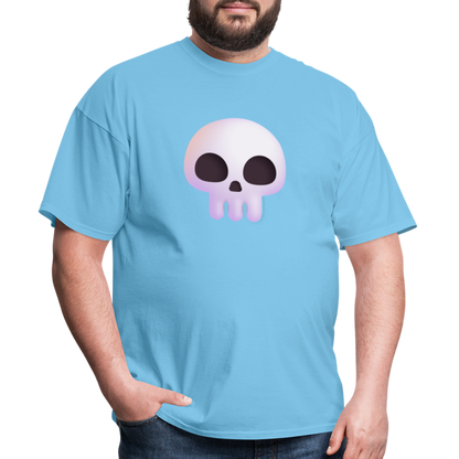 💀 Skull (Microsoft Fluent) Unisex Classic T-Shirt - aquatic blue