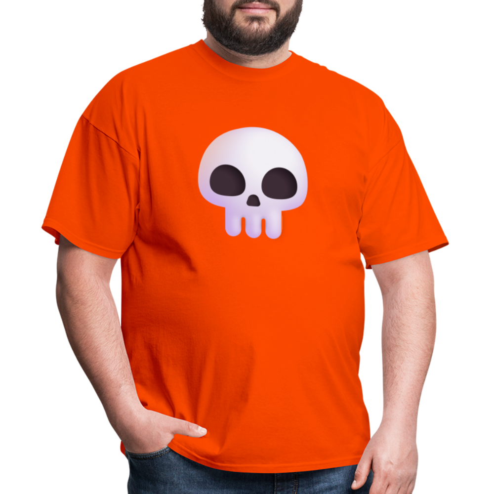 💀 Skull (Microsoft Fluent) Unisex Classic T-Shirt - orange