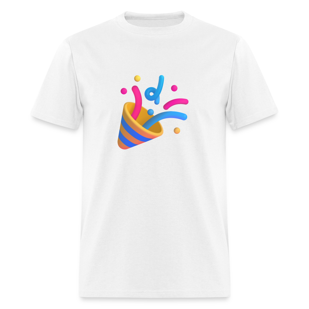 🎉 Party Popper (Microsoft Fluent) Unisex Classic T-Shirt - white