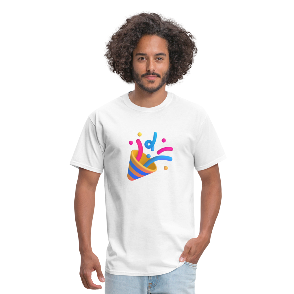 🎉 Party Popper (Microsoft Fluent) Unisex Classic T-Shirt - white